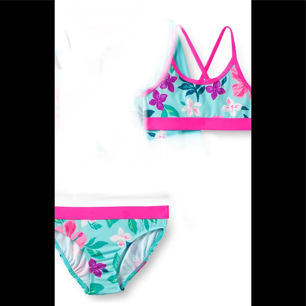 Lands end bikini top and bottom size 4